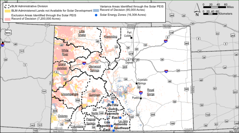 Colorado Solar Energy Zones