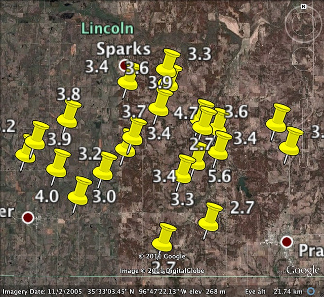 Oklahoma earthquakes
