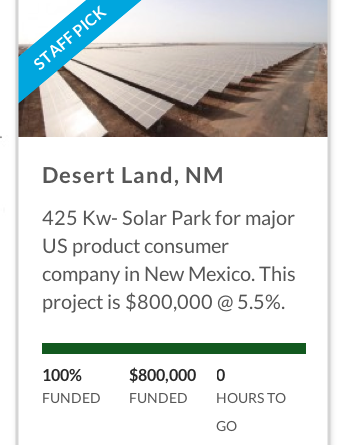 425 Kw NM solar park funded by CrowdSun.com