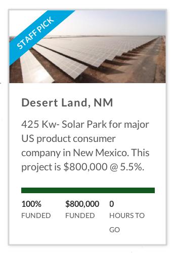 425 Kw NM solar park funded by CrowdSun.com