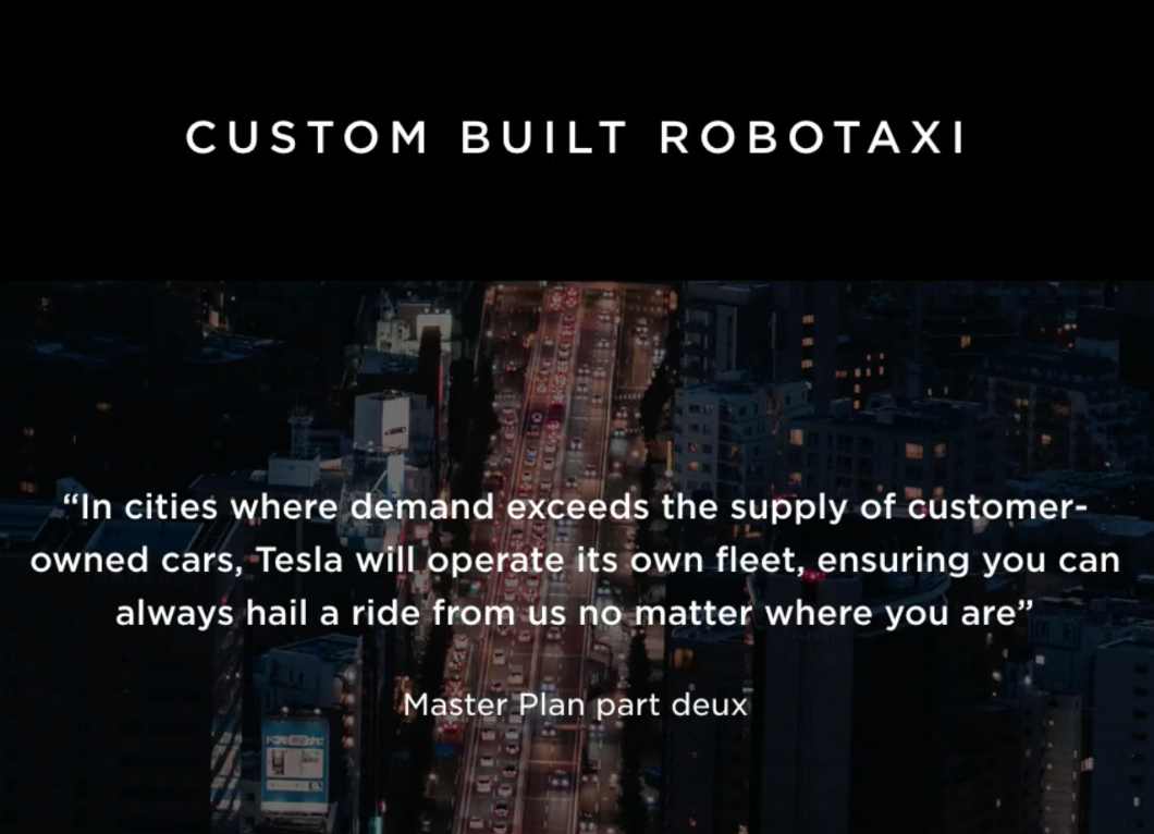 Economics of a Tesla Robotaxi tesla custom built robotaxi autonomous autopilot full self driving fsd