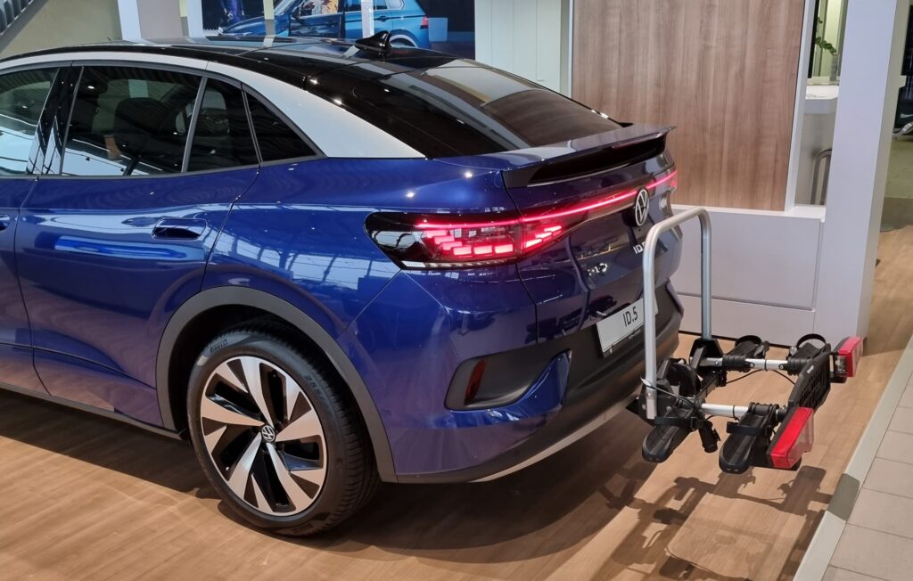 VW ID.5 bike rack on towing hook