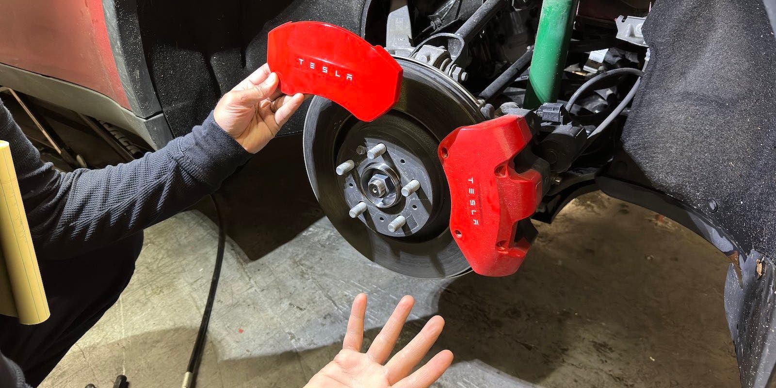 Tesla Y Performance gets fake brake covers