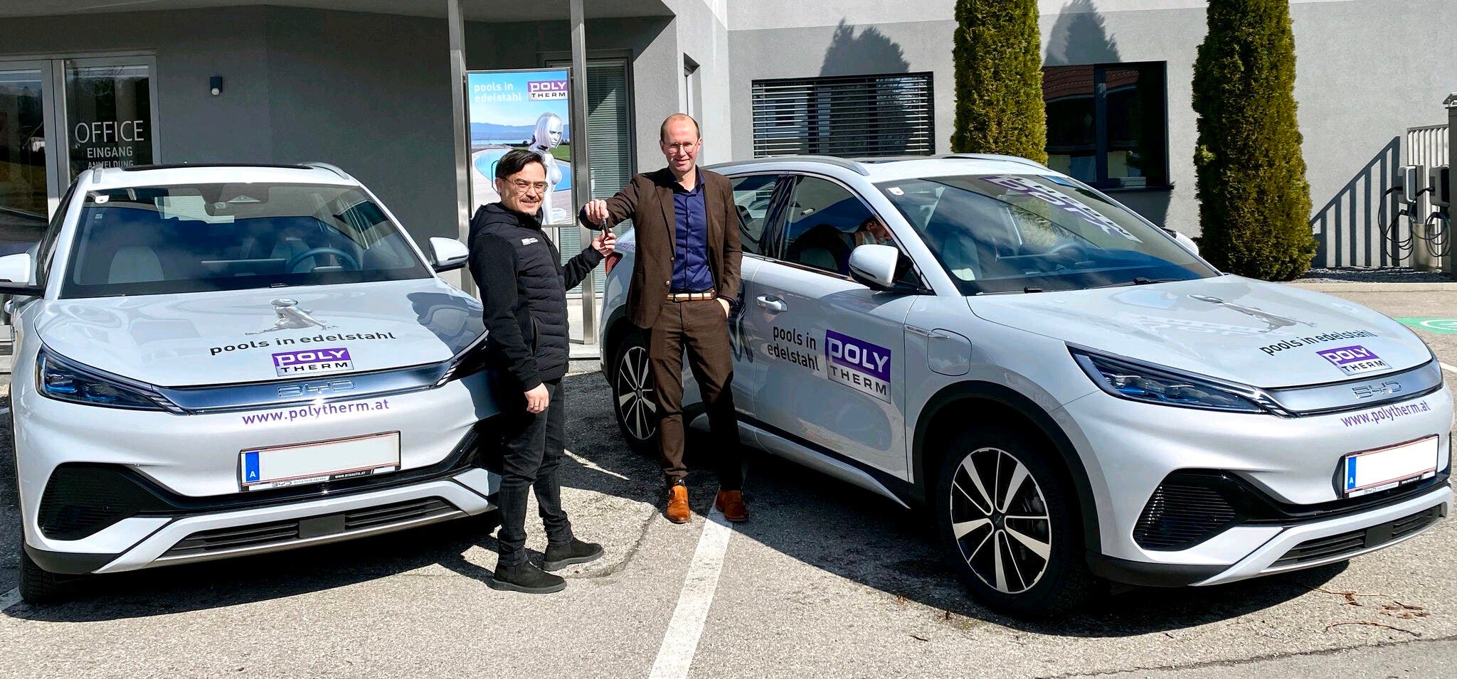 Polytherm BYD ATTO 3 electric vehicles fleet in Austria