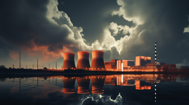 Midjourney generated image of hydrogen, nuclear plant