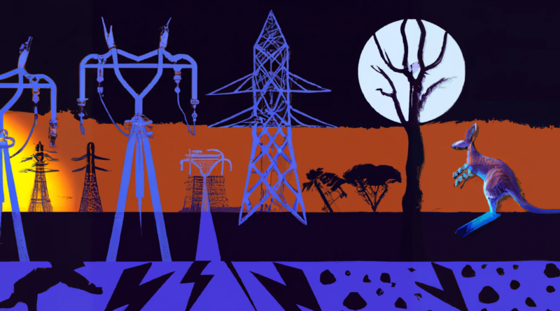 DALL·E generated image of Australian energy fantasies, digital art