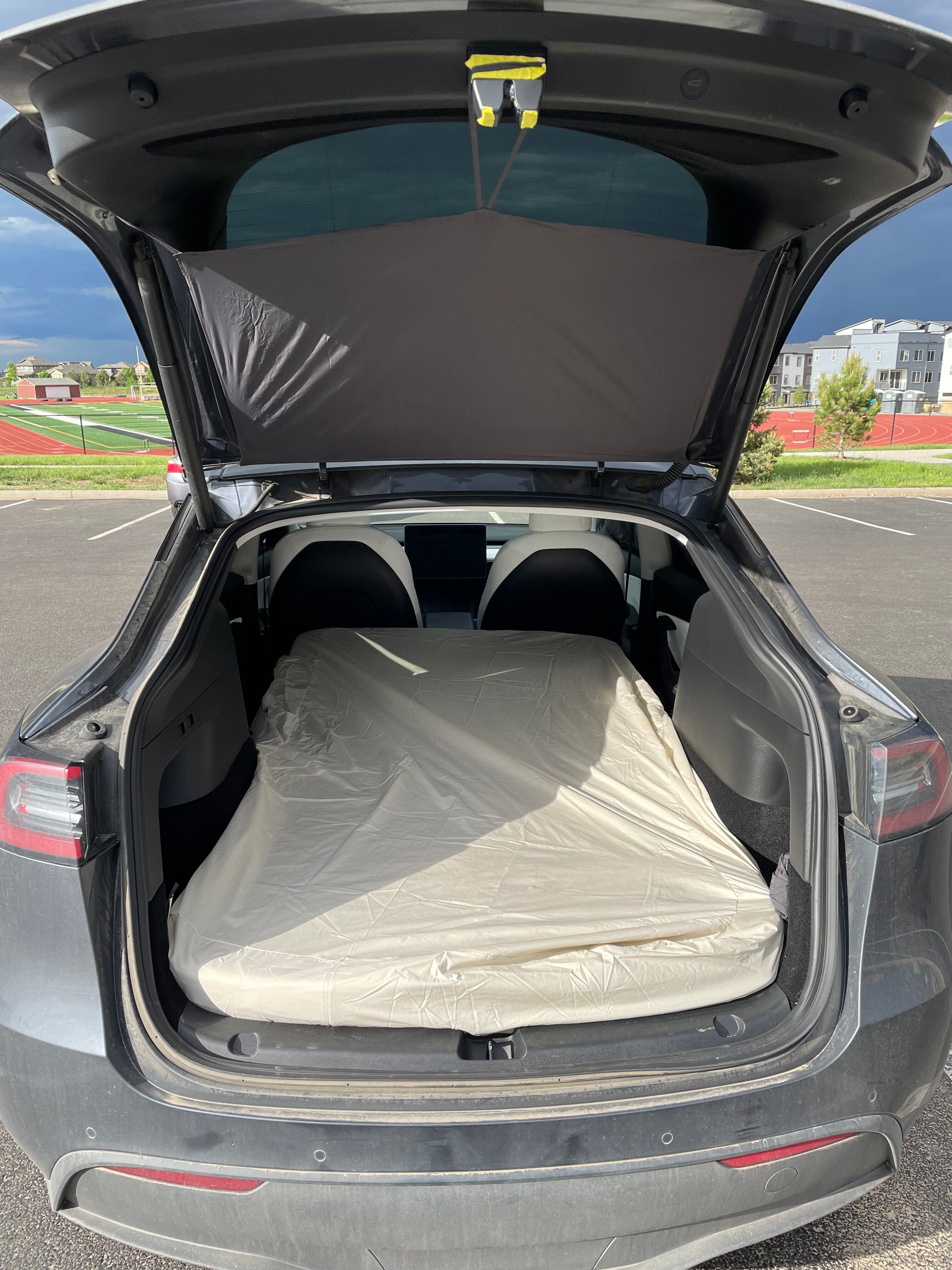 CleanTechnica Tested: TESCAMP Mattress, Y Not Sleep In Your Tesla? -  CleanTechnica