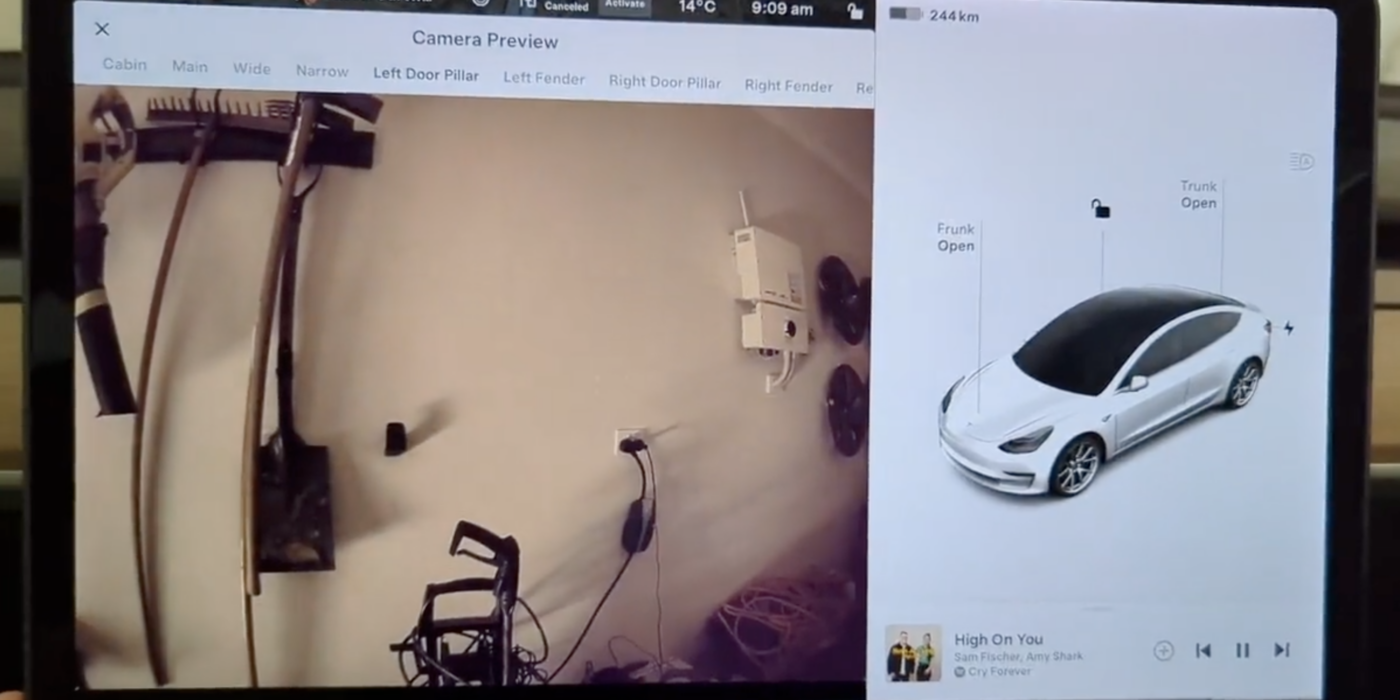 You Can Now View All 9 Tesla Camera Feeds In Your Car (Well, Some Of ...
