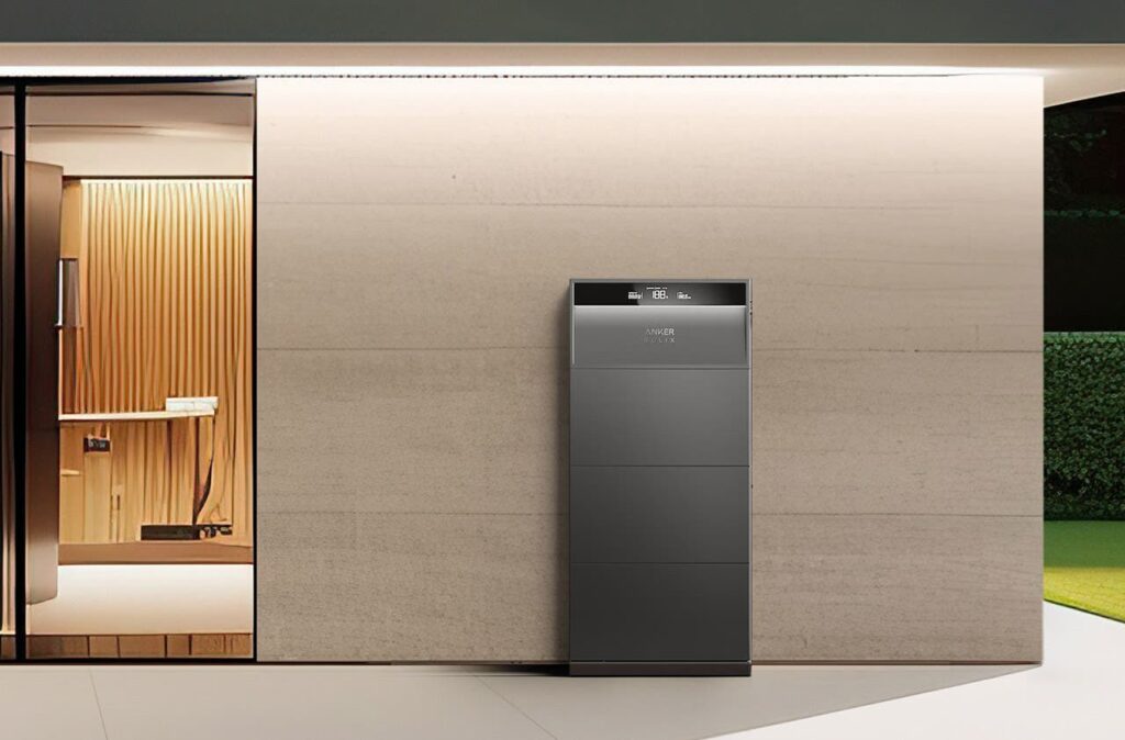 Anker's SOLIX All-in-One home energy storage module can store up to 180 kWh of electricity.