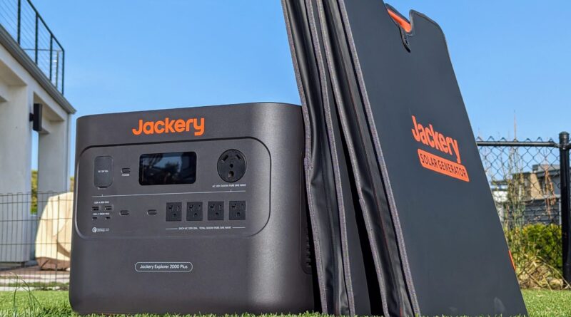 The Jackery Solar Generator 2000 Plus