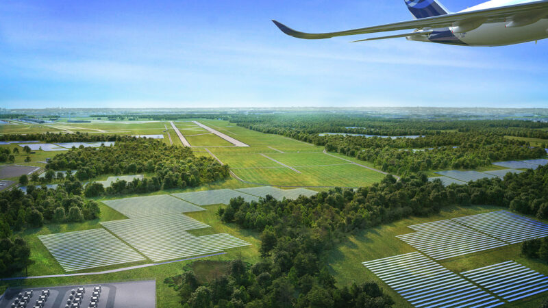 Dulles solar farm