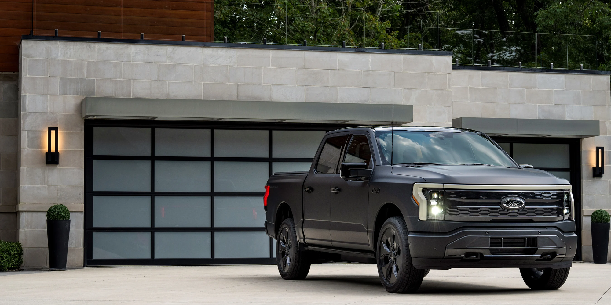Ford's F-150 Lightning Platinum Black edition is a hot choice