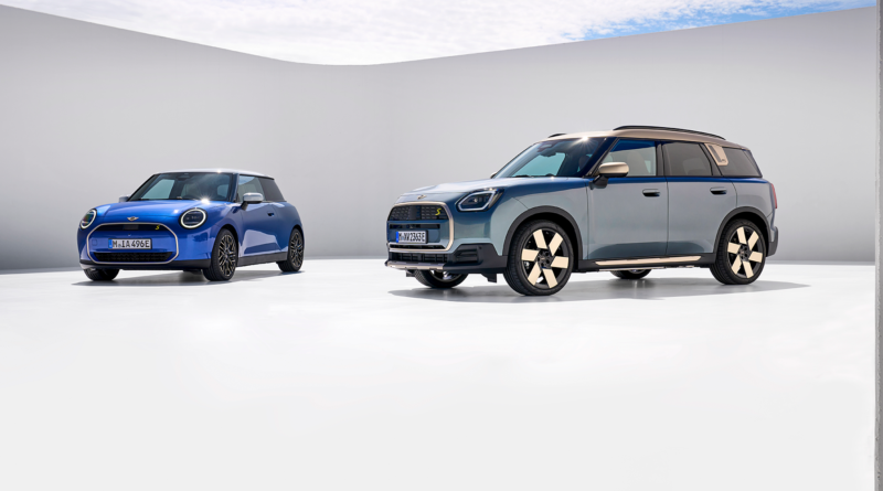All-electric MINI lineup, image courtesy of BMW