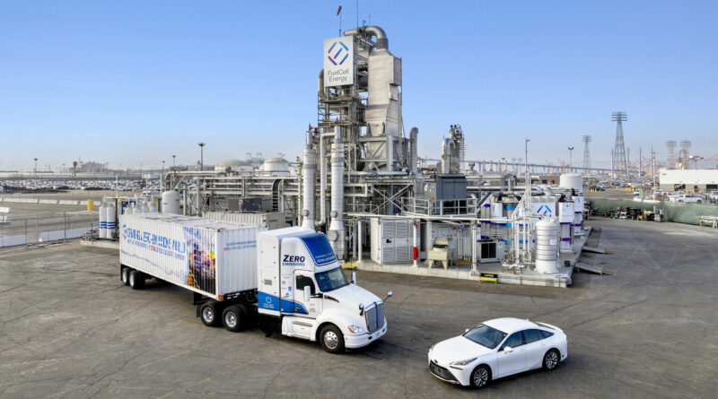 hydrogen fuel cell truck tri gen toyota