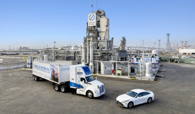 hydrogen fuel cell truck tri gen toyota