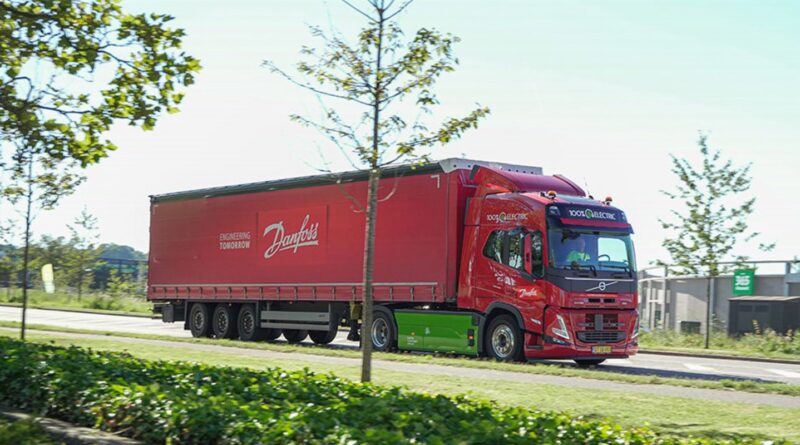 Volvo and Danfoss introduce first 24-hour e-truck fleet