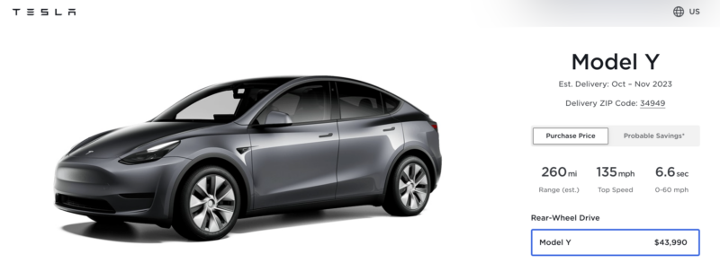Tesla Model Y RWD