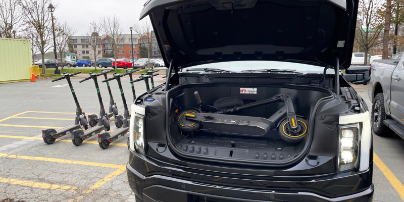 Ford News Roundup: Customer Uses F-150 Lightning To Power Scooter Business, BlueOval City Isn't Dead - CleanTechnica