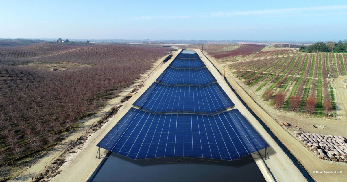 $19 Million For Innovative Solar Panel Installation Over Canals From Investing In America Agenda - CleanTechnica