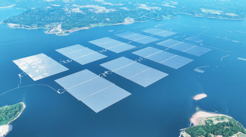 World’s Largest Floating Solar Power Plant Taking Shape On Hydropower Plant