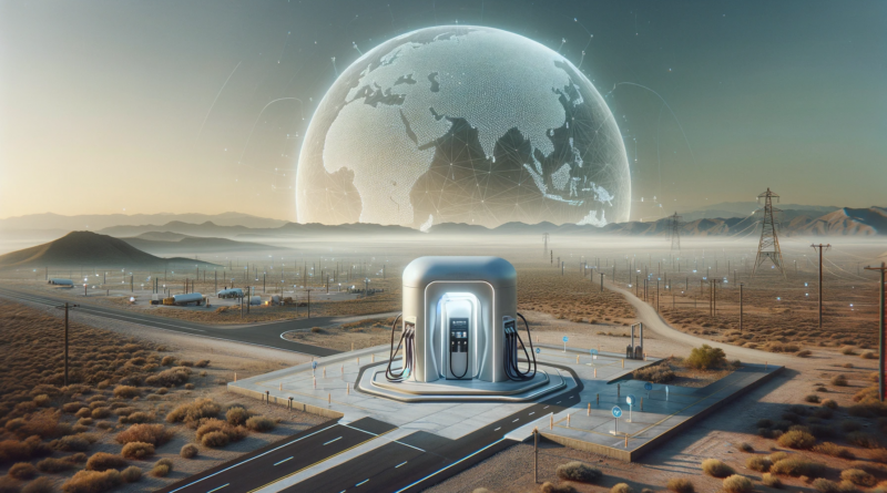 ChatGPT & DALL-E generated panoramic image that visually represents the challenge of limited infrastructure for hydrogen fuel distribution.