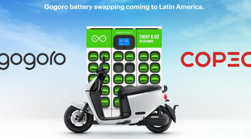 ev battery swapping gogoro latam copec