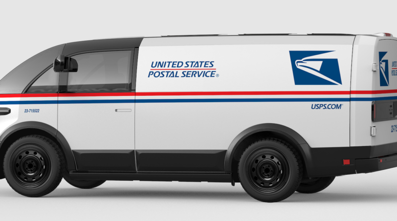 electric vehicles Canoo van usps