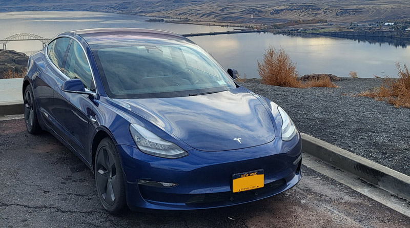 Stopping to enjoy the view in Washington State.