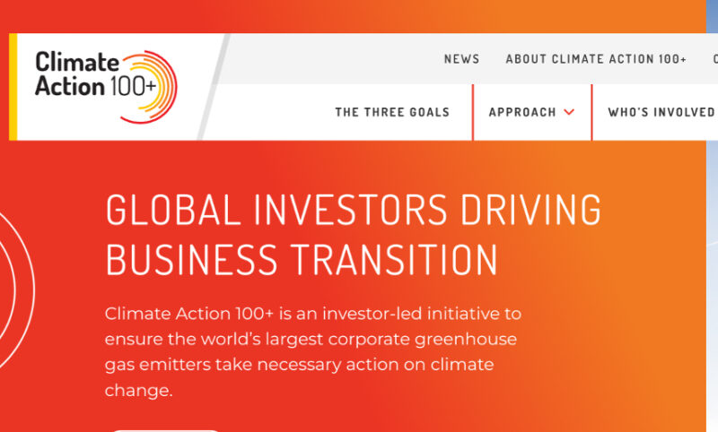Larry Fink and Climate 100+