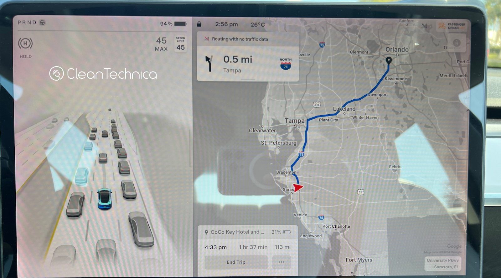 Tesla Has Improved Braking With A Full Battery! - CleanTechnica