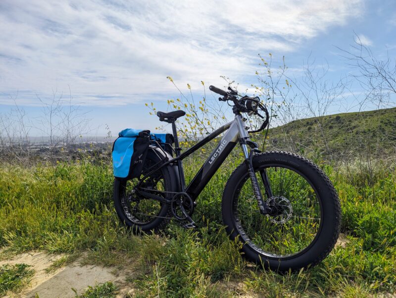 Lectric Ebikes XPeak fat tire e-bike with panniers