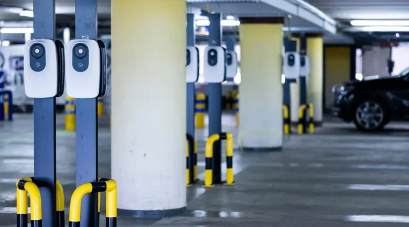 Brussels airport Interpark EV chargers