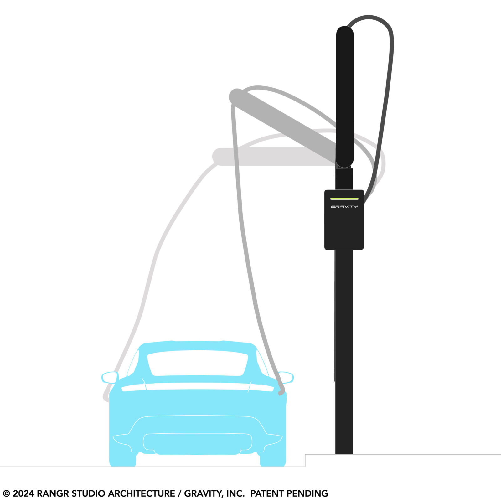 Rangr Gravity CurbsideCharging View1 scaled e1716496657907