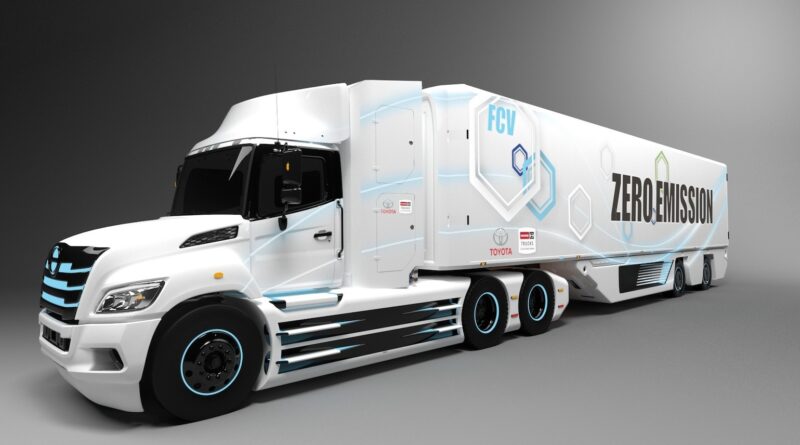 hino toyota fuel cell electric truck class 8 us market