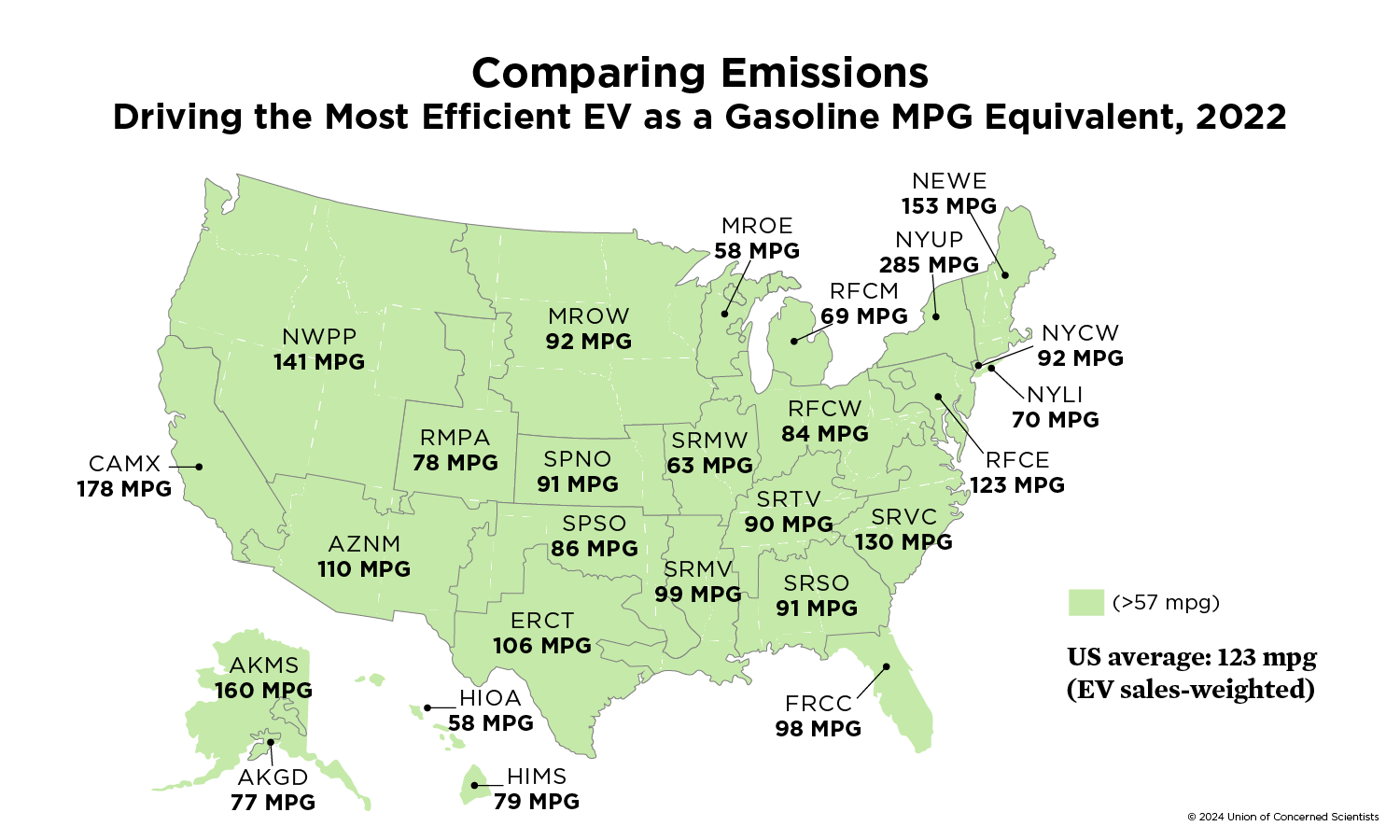 EV maps 2024 Efficient 1