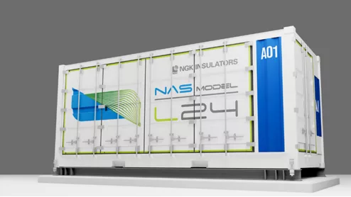 BASF & NGK Release Advanced Type of Sodium-Sulfur Batteries (NAS Battery) NAS MODEL L24 - CleanTechnica