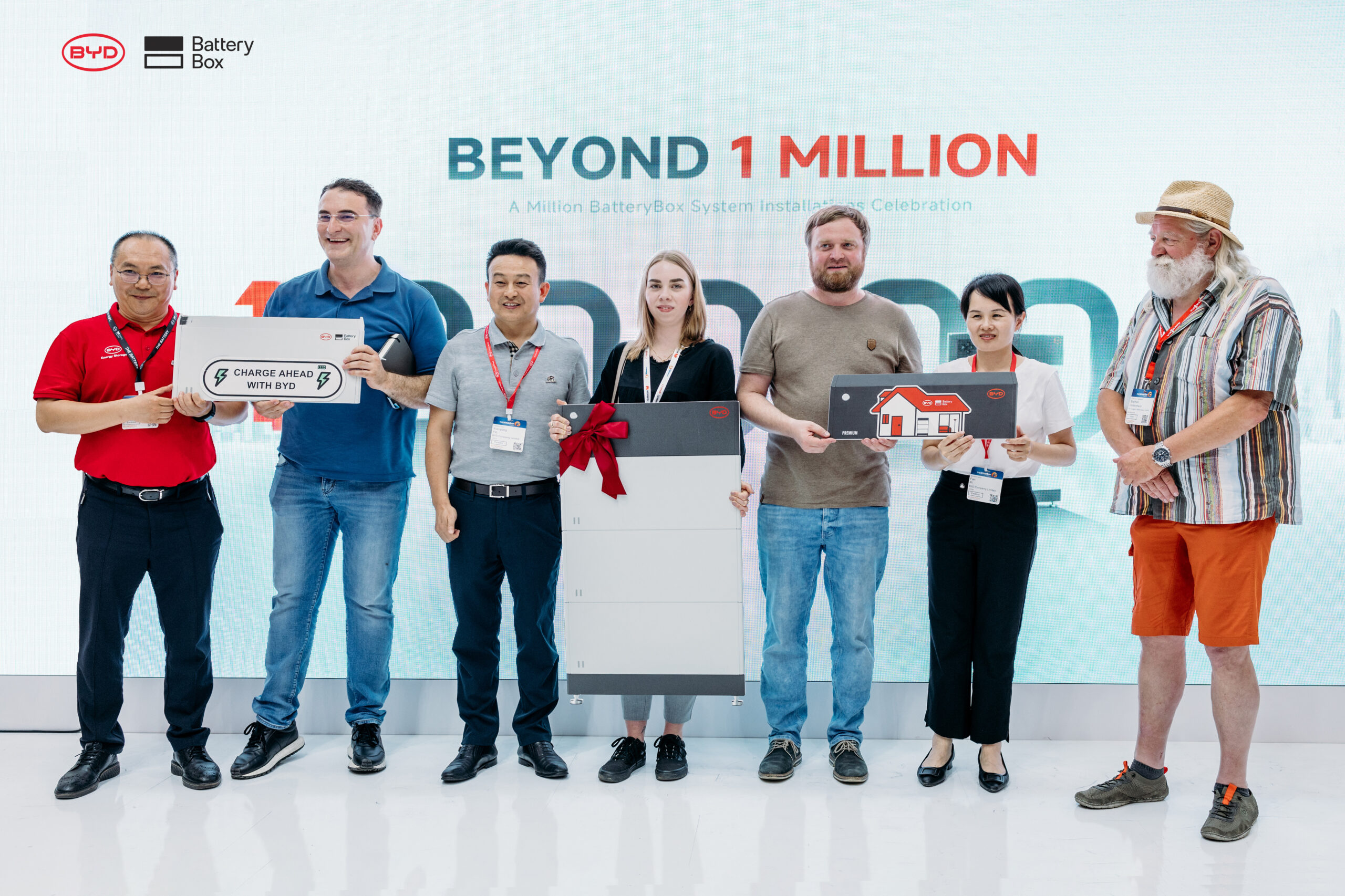 BYD Celebrates The One Millionth Installation of Its Home & Small Commercial BatteryBox Energy Storage Product - CleanTechnica