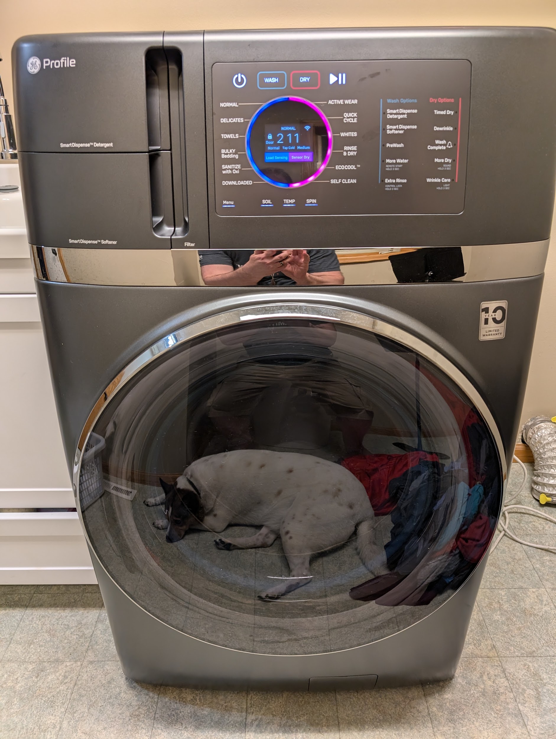 GE Profile all-in-one washer/dryer