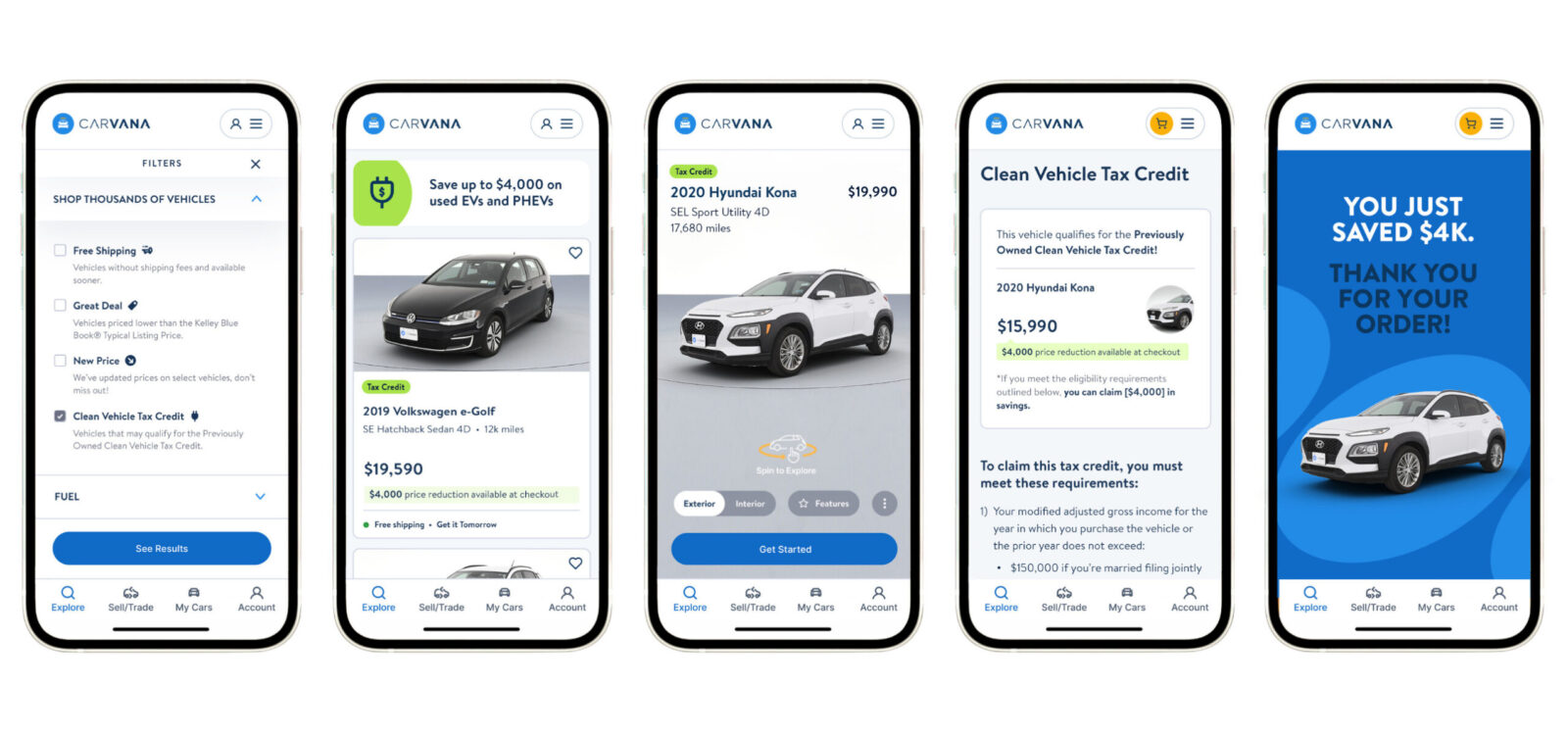 Carvana Launches Streamlined Shopping & Checkout Experience for Used EV Buyers - CleanTechnica