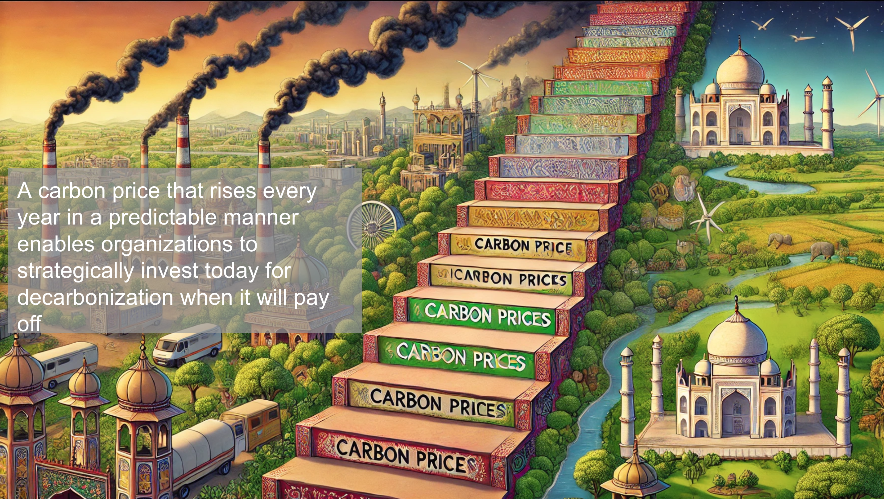 Slide from Indian utilities seminar on carbon pricing by Michael Barnard, Chief Strategist, TFIE Strategy