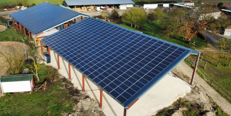 rooftop solar carports sheds Octopus france texas
