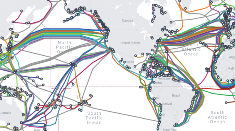 computer and internet cables