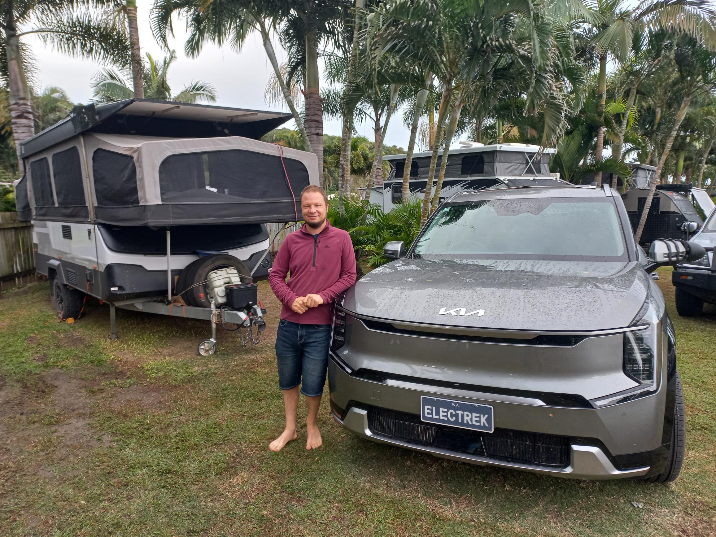 Glamping with the Kia EV9 - CleanTechnica