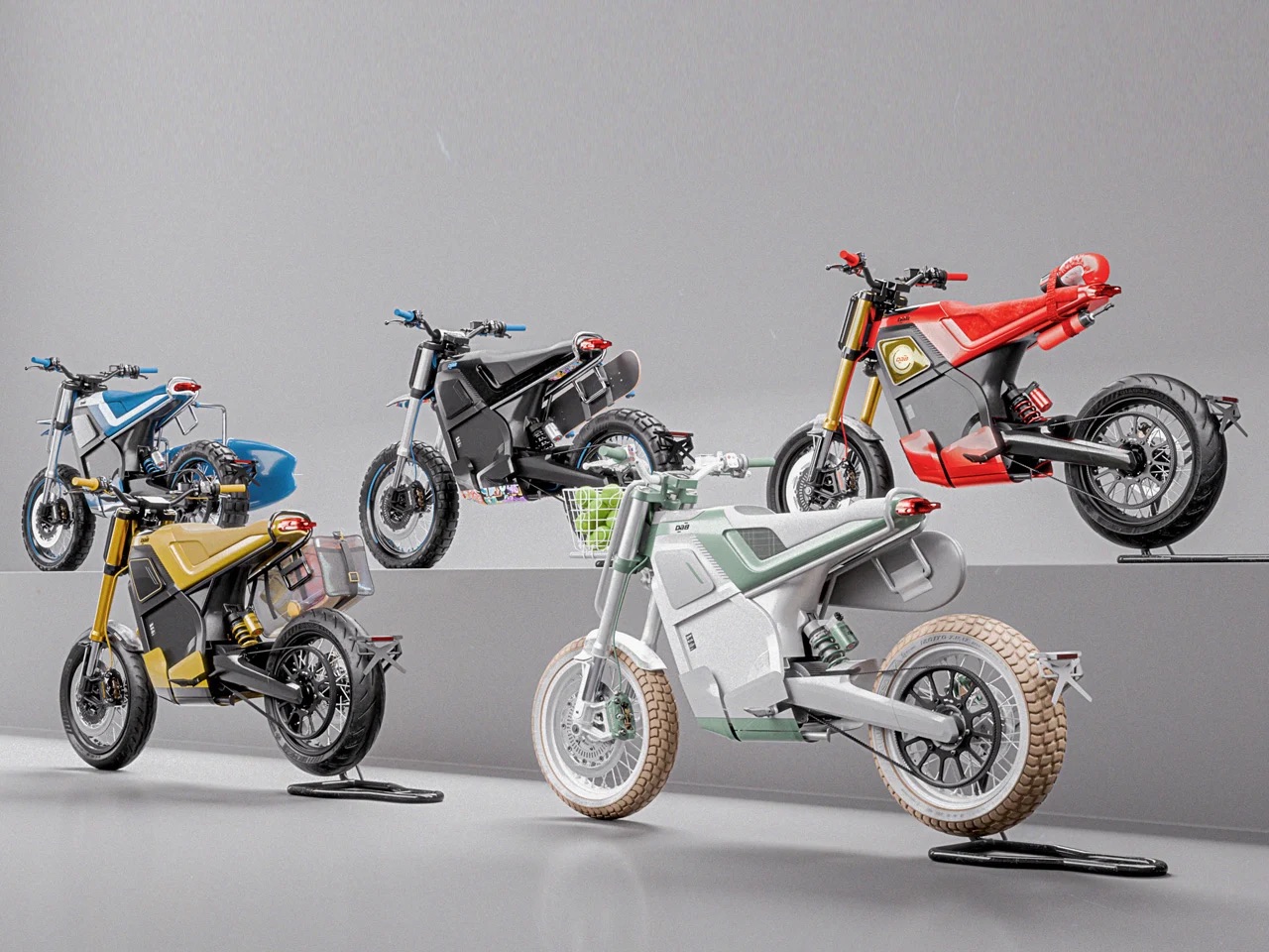 These Olympics-Inspired Electric Motorbikes Are Golden - CleanTechnica