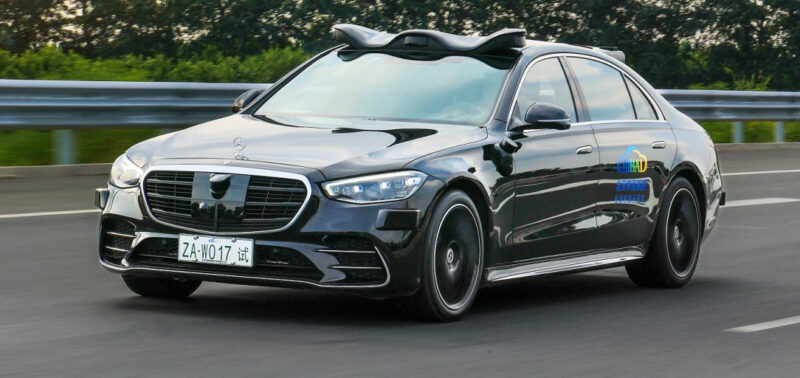 Mercedes autonomous car