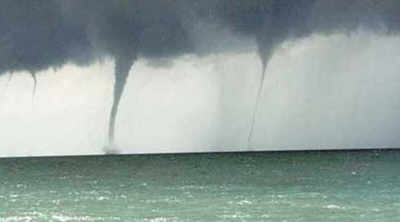 Waterspout sinks Bayesian