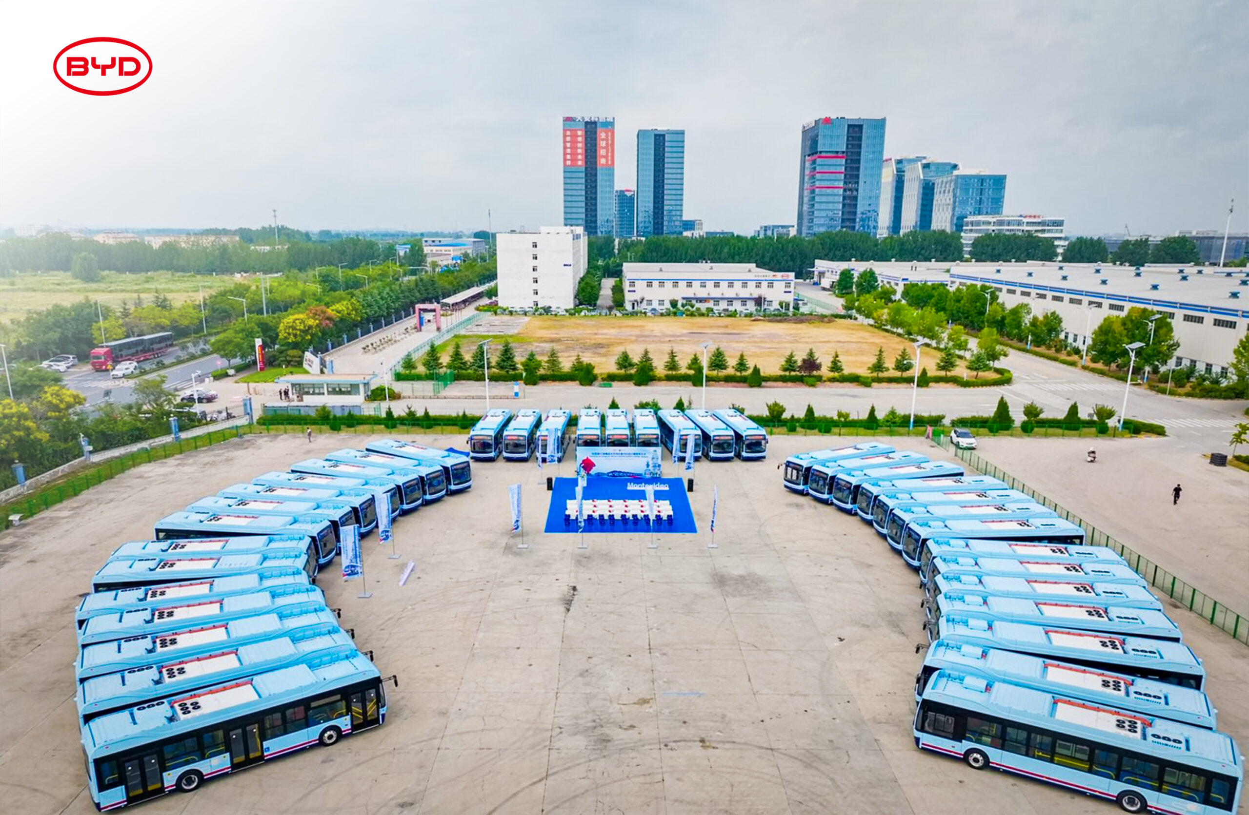 BYD electric buses Uruguay scaled