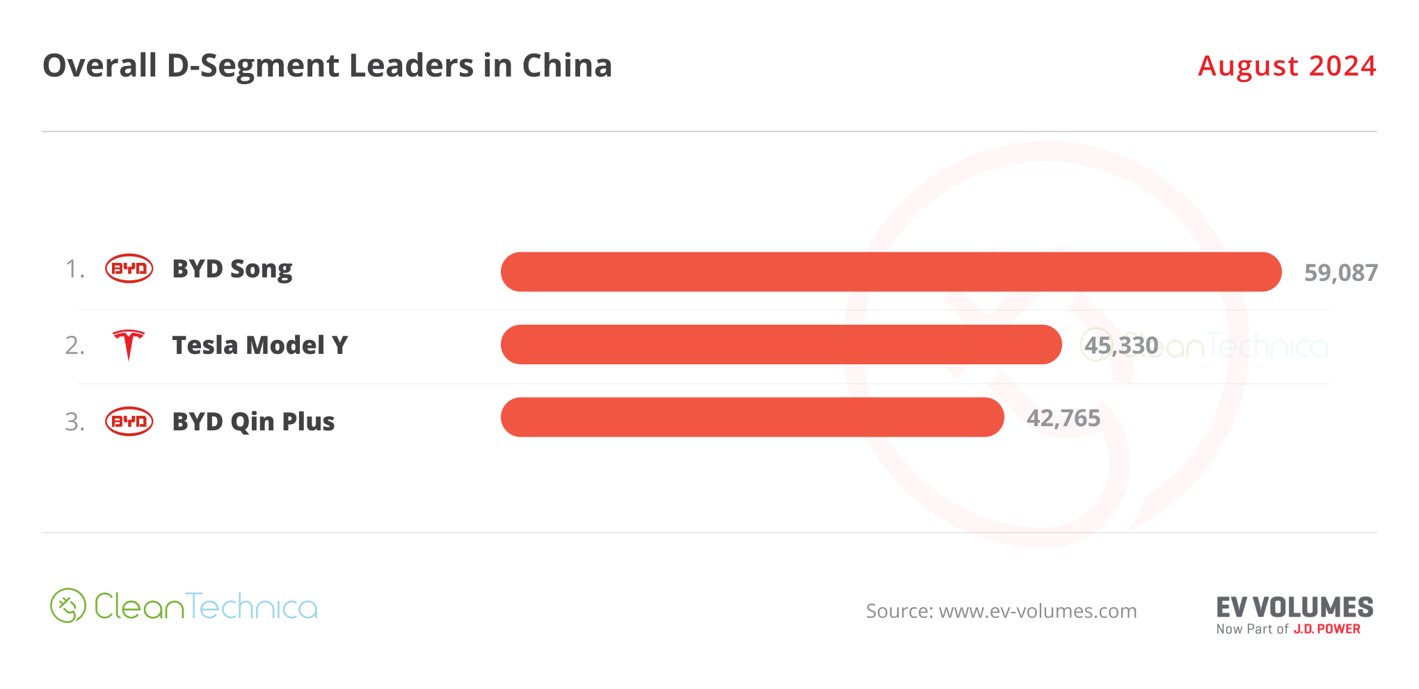 China D Segment Leaders August 2024