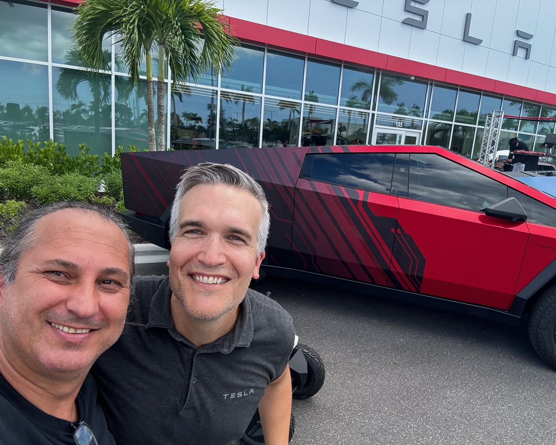 Tesla Cybertruck Tesla Store Opening Florida 5