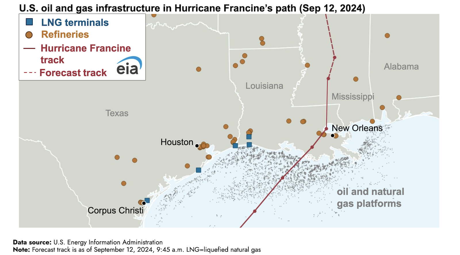 photo of Hurricane Francine Knocks Energy Infrastructure Offline — Not Clean Energy Infrastructure image